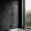 Y Aufputz-Badewannensystem mit Thermostat Chrom poliert(CR)