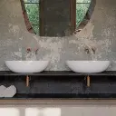 Siphon Dekorativer Waschtisch Siphon Kupfer gebürstetet (CPB)