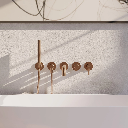 Y Unterputz-5-Loch-Badewannenarmatur mit langem Auslauf Y1237-1GLB