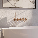 Y Unterputz-5-Loch-Badewannenarmatur mit langem Auslauf Y1237-1GLB