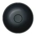 Shell M+  Aufsatzwaschtisch, Ø35 cm Black lava matt (BLV) SHELL350UNBLV