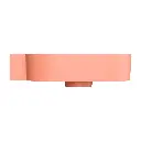 OVO M+ Aufsatz- und Wandwaschtisch - links,Coral matt (CO) 55 x 36 cm OVO555UWLCO