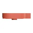 OVO M+ Aufsatz- und Wandwaschtisch - rechts,Terracotta matt (TE)64 x 44 cm OVO645UWPTE