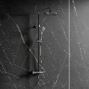 Y Aufputz-Duschsystem mit Thermostat Chrom poliert (CR) Y1244LUXLCR