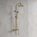 Y Aufputz-Duschsystem mit Thermostat  Gold poliert (GL) Y1244LUXLGL