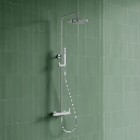 Y Aufputz-Duschsystem mit Thermostat Weiß matt (WM) Y1244MWM