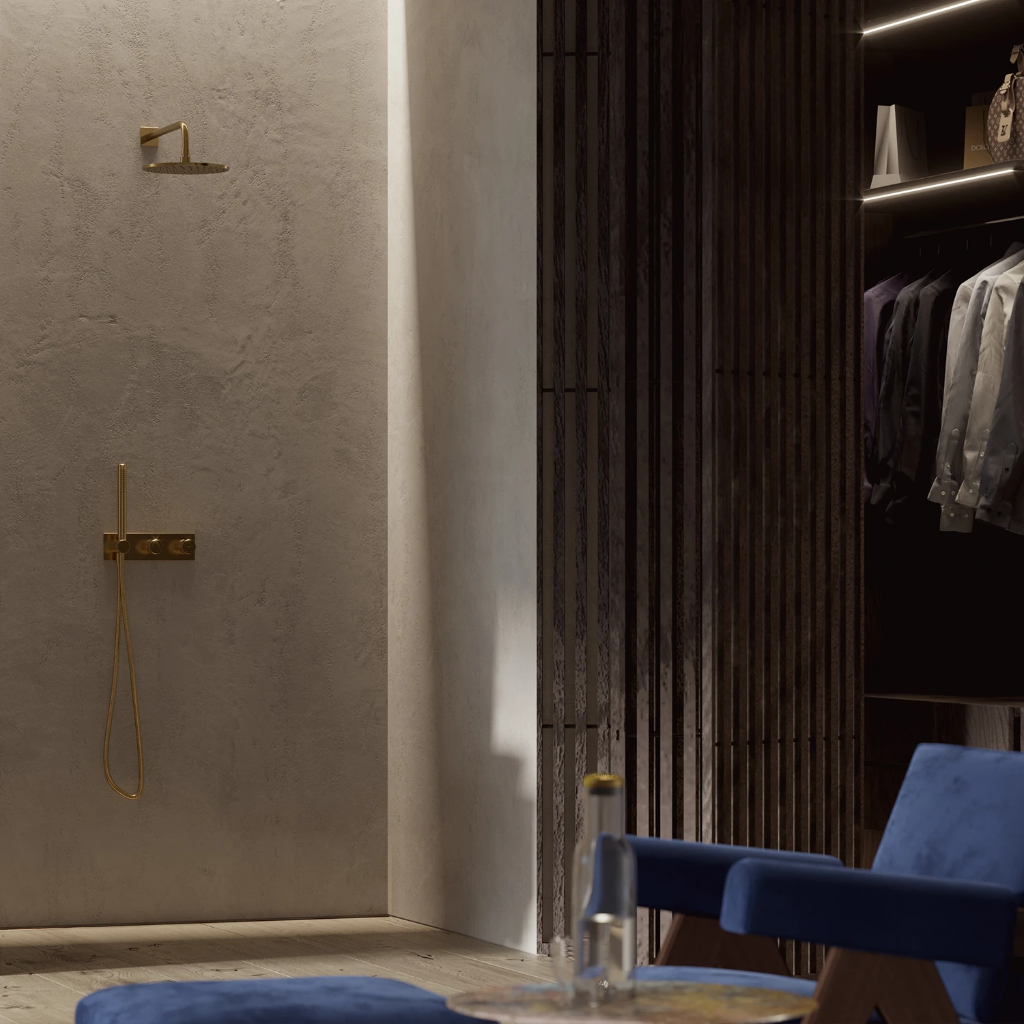 Contour Unterputz-Duschsystem Chrom poliert (CR) CODE: SYSCT10CPB