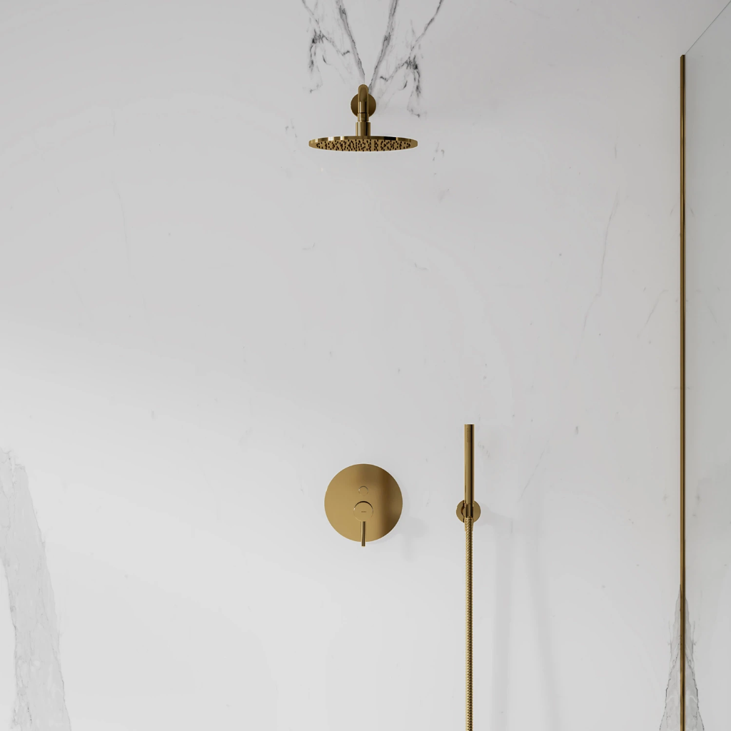 Y Unterputz-Duschsystem Gold poliert (GL) SYSY19GL