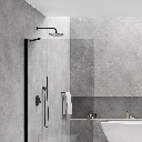 Y Unterputz-Duschsystem Schwarz seidenmatt (BLH)  SYSY18BL