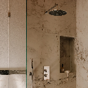 CONTOUR Unterputz-Duschsystem mit Thermostat Chrom poliert (CR) SYSCT11CR