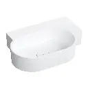 OVO M+ Aufsatz- und Wandwaschtisch - rechts,Weiß glänzend (BP) 55 x 36 cm OVO555UWPBP