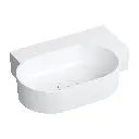 OVO M+ Aufsatz- und Wandwaschtisch - rechts,Weiß matt (BM) 55 x 36 cm OVO555UWPBM