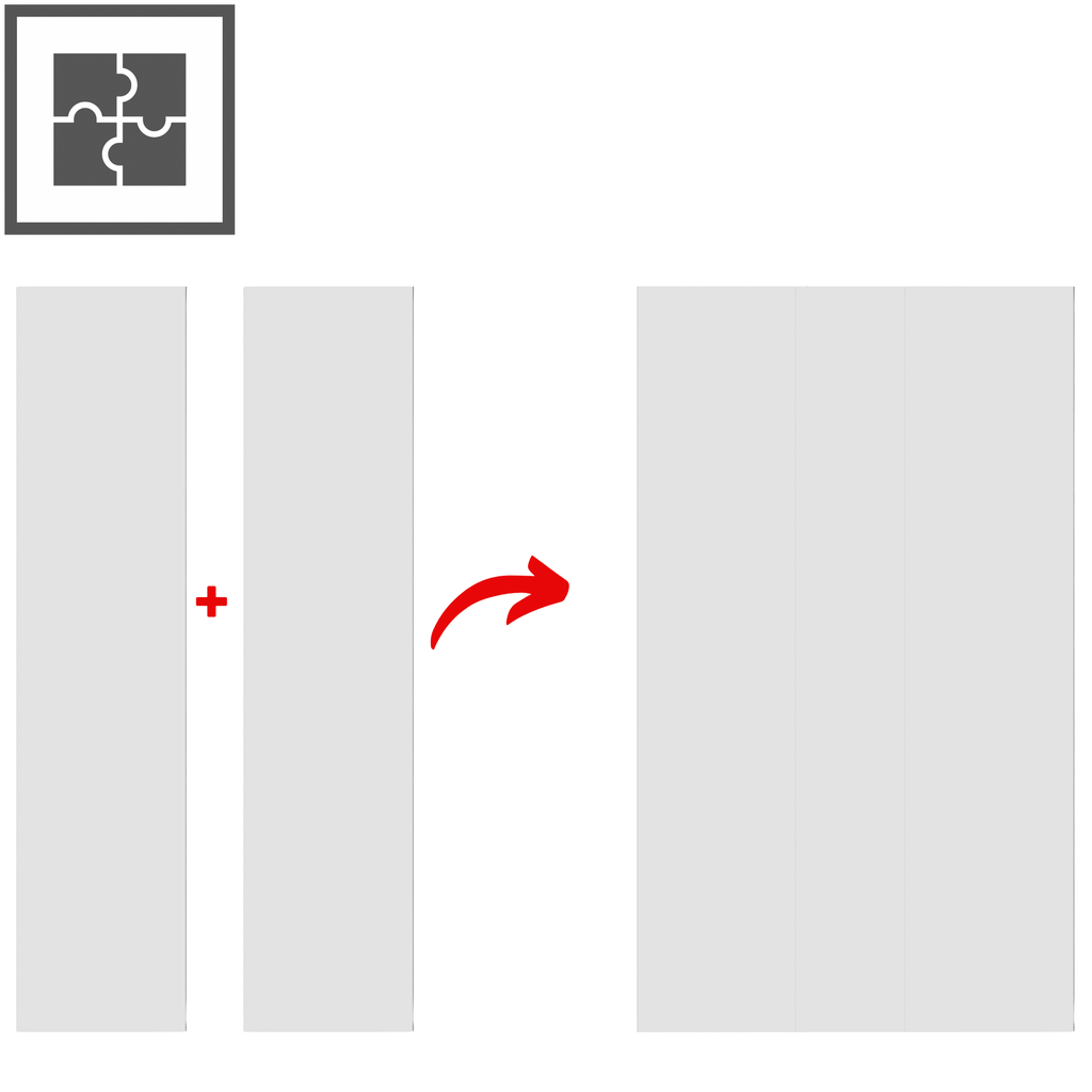MPC Paneel Soft White XL 60x265cm