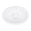 Shell M+ ,Unterbauwaschtisch 38 x 25 cm Weiß matt (BM)SHELL380UPBM