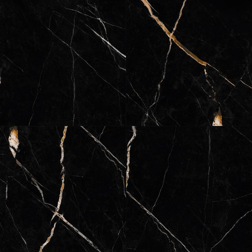 SPC Wand Paneel Calacatta Black Matt 60x120cm