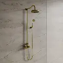 ARMANCE Aufputz-Duschsystem mit ThermostatMessing gebürstet (BSB) AM5244-6BSB