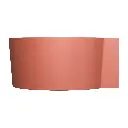 OVO M+  Runde Eckbadewanne, 120 x 120 cm Terracotta matt (TE) OVO120WNTE