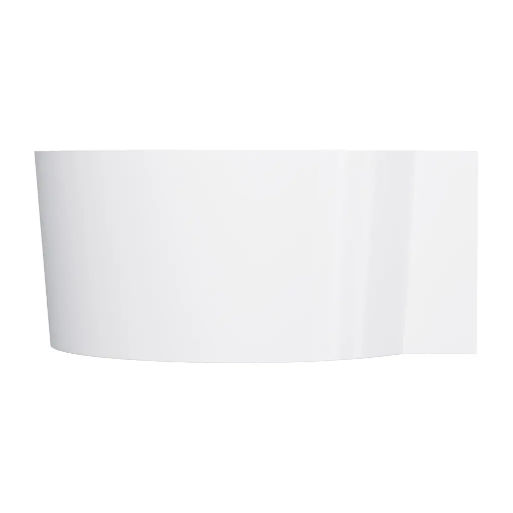 OVO M+  Runde Eckbadewanne, 120 x 120 cm Weiß glänzend (BP) OVO120WNBP