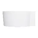 OVO M+  Runde Eckbadewanne, 120 x 120 cm Weiß glänzend (BP) OVO120WNBP