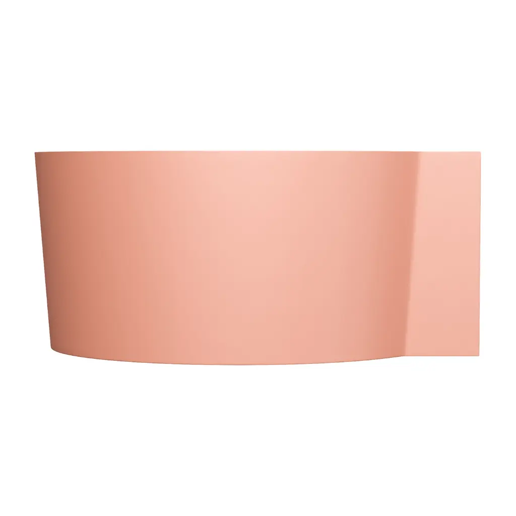 OVO M+  Runde Eckbadewanne, 120 x 120 cm Coral matt (CO) OVO120WNCO