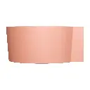 OVO M+  Runde Eckbadewanne, 120 x 120 cm Coral matt (CO) OVO120WNCO