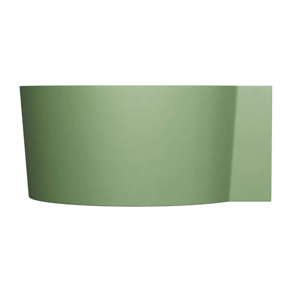 OVO M+  Runde Eckbadewanne, 120 x 120 cm Olive matt (OL) OVO120WNOL