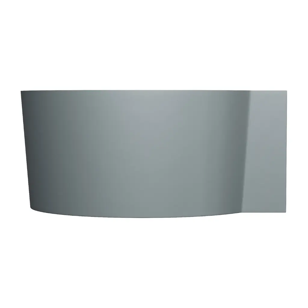OVO M+  Runde Eckbadewanne, 120 x 120 cm Ash grey matt (AG) OVO120WNAG