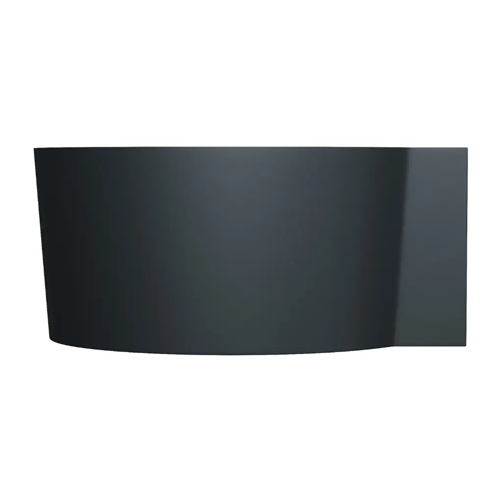OVO M+  Runde Eckbadewanne, 120 x 120 cm Black lava matt (BLV) OVO120WNBLV
