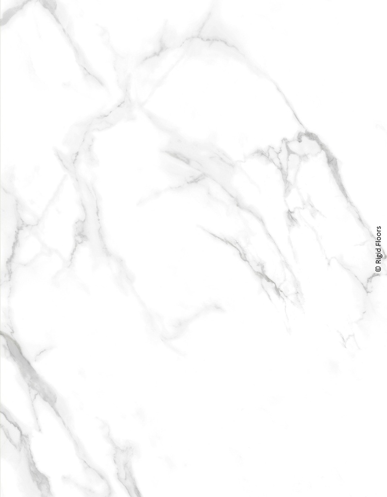 XXL Klick-Vinyl White Marble ohne sichtbare Fuge 7.0 x 600 x 1200mm (A16896)