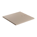 AQUAROCK M+ Rutschfeste Duschwanne aus Verbundwerkstoff, 80 x 80 cm dune beige matt (DB) AQUAROCK80-KDB