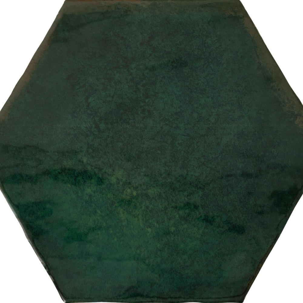 15x17,5cm ANTIC Hexagon Moos Glossy 9mm