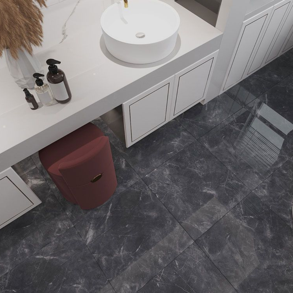 60x60cm Pulpis Nero Matt 9mm 