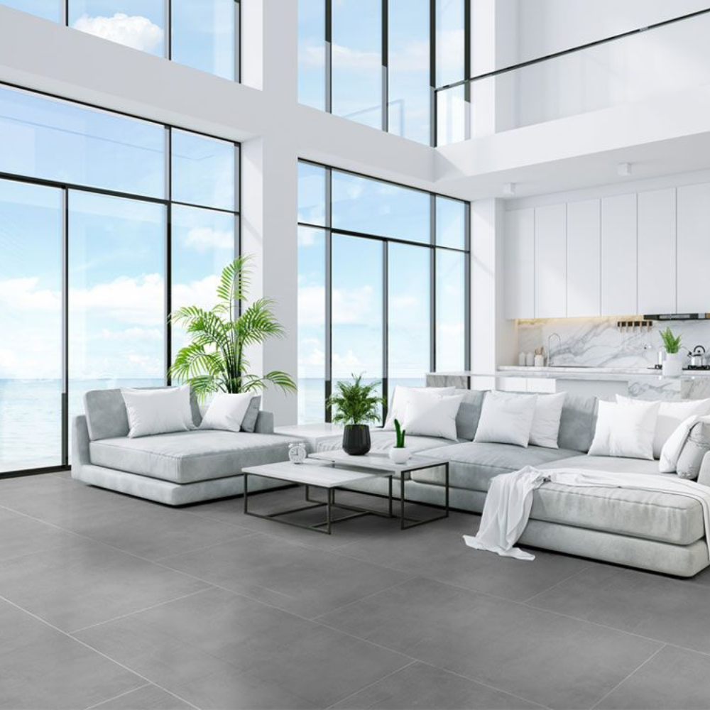 80x80cm Stark Grey Matt 9mm