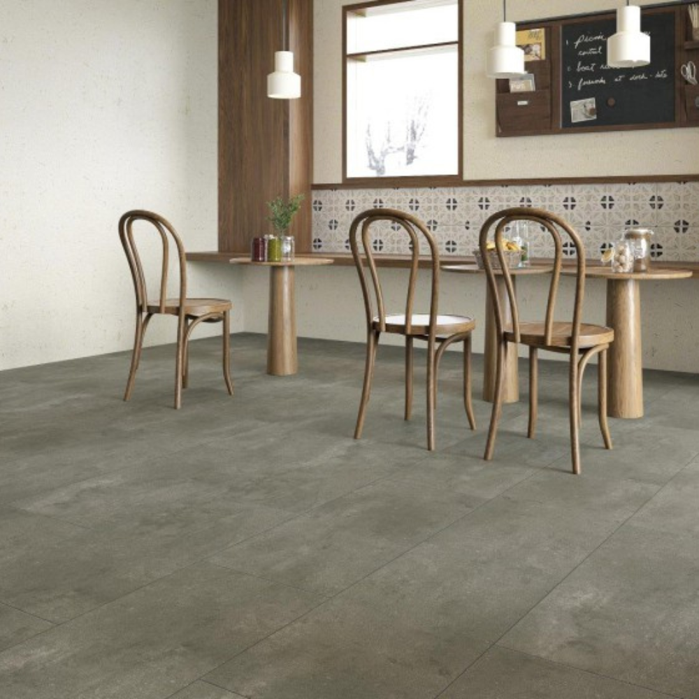 XXXL Design Vinyl Beton Hell (Fliesen Optik) KLICK 812x406x5,5mm ULTRAMATT