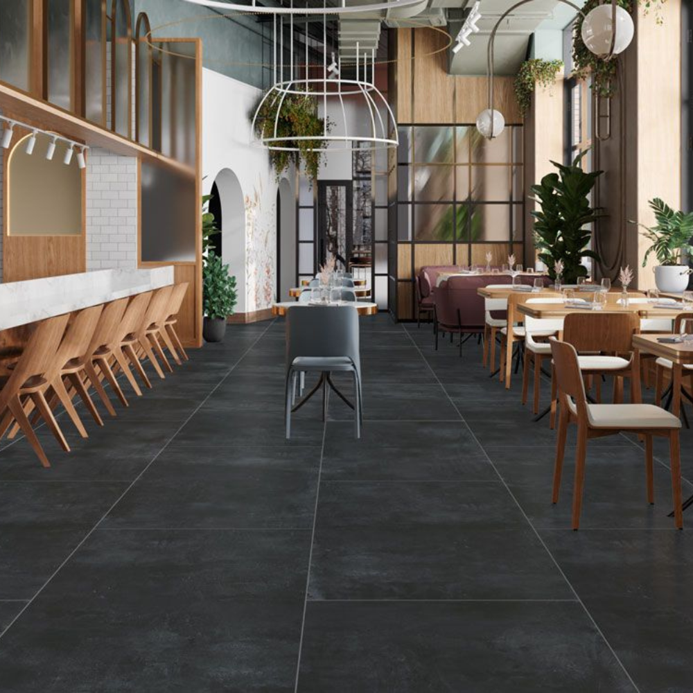 80x80 2cm Stark Graphite Matt