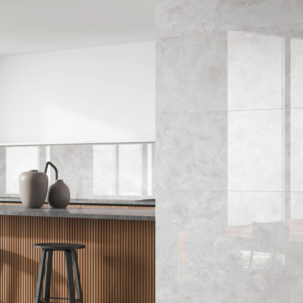 60x120cm Onyx White Matt 9mm