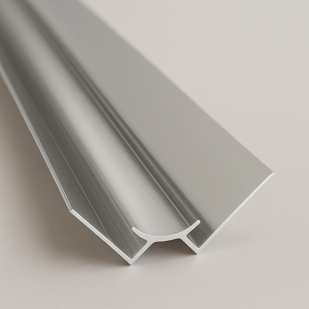 PVC WANDPANEEL Inneneckenprofil Silber 12mm 270cm