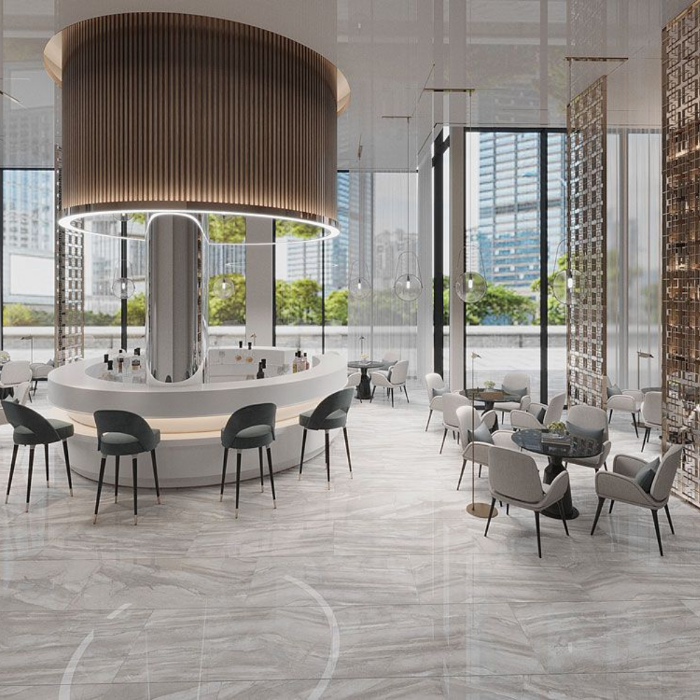  60x120cm Canyon Grigio Halbpoliert 7mm