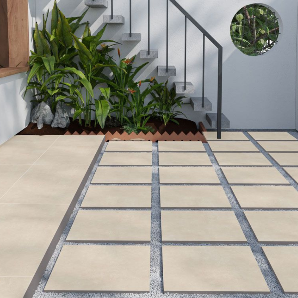 80x80 2cm Ark Ivory Matt