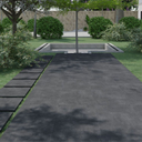 80x80 2cm Ark Black Matt