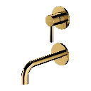 Y Unterputz Waschtischarmatur Gold Poliert GL