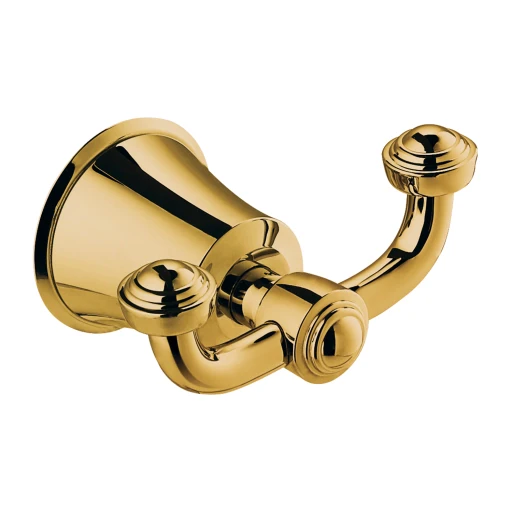  Art Line Doppelter Handtuchhalter,  Gold poliert (GL) AL53120GL