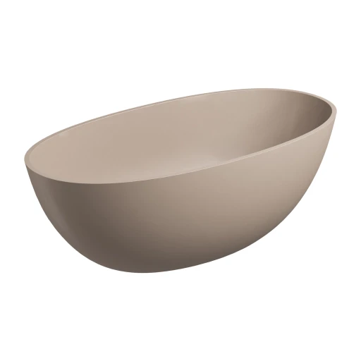 Shell M+ Freistehende Badewanne, 148 x 75 cm,Dune beige matt (DB) SHELL148WWDB