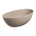 Shell M+ Freistehende Badewanne, 148 x 75 cm,Dune beige matt (DB) SHELL148WWDB