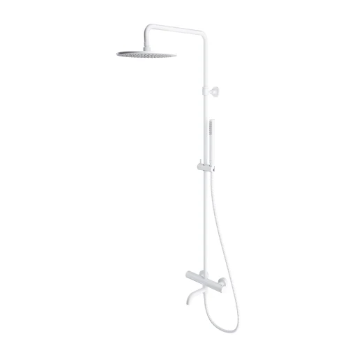 Y Aufputz-Badewannensystem mit Thermostat  Weiß matt (WM) Y1234WM