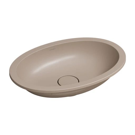 Shell M+  Unterbauwaschtisch 48 x 31 cm dune beige matt (DB) SHELL480UPDB