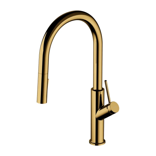 Bend Küchenarmatur mit ausziehbarem Auslauf Gold poliert (GL) BE6455GL