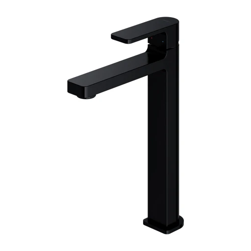 Baretti Waschtischarmatur hoch Schwarz matt (BLM)BA7812BL