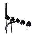 Y Unterputz-5-Loch-Badewannenarmatur mit langem Auslauf Y1237-1BL