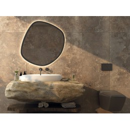  60x120cm Cafe Travertino Matt 7mm